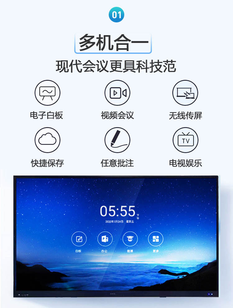 集電子白板多機合一功能